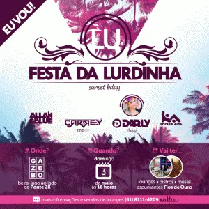 Festa da Lurdinha - B-day sunset